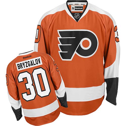 Classic Design Philadelphia Flyers 30 Ilya Bryzgalov Orange NHL Hockey Jersey